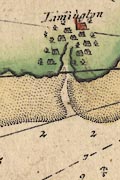 button to larger view of Lymington River  
on Collins' chart of 1693